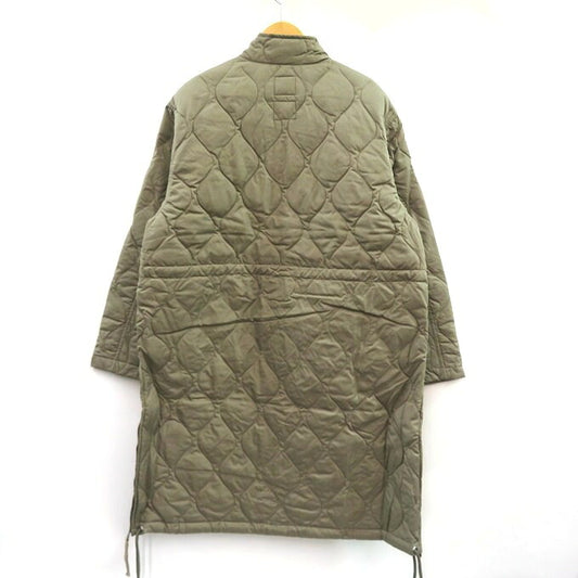 TAION Military Fly-Front Down Coat Light Mocha Size L