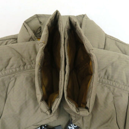 TAION Military Fly-Front Down Coat Light Mocha Size L