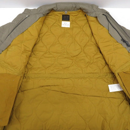 TAION Military Fly-Front Down Coat Light Mocha Size L