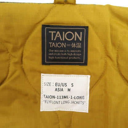 TAION Military Fly-Front Down Coat Light Mocha Size L