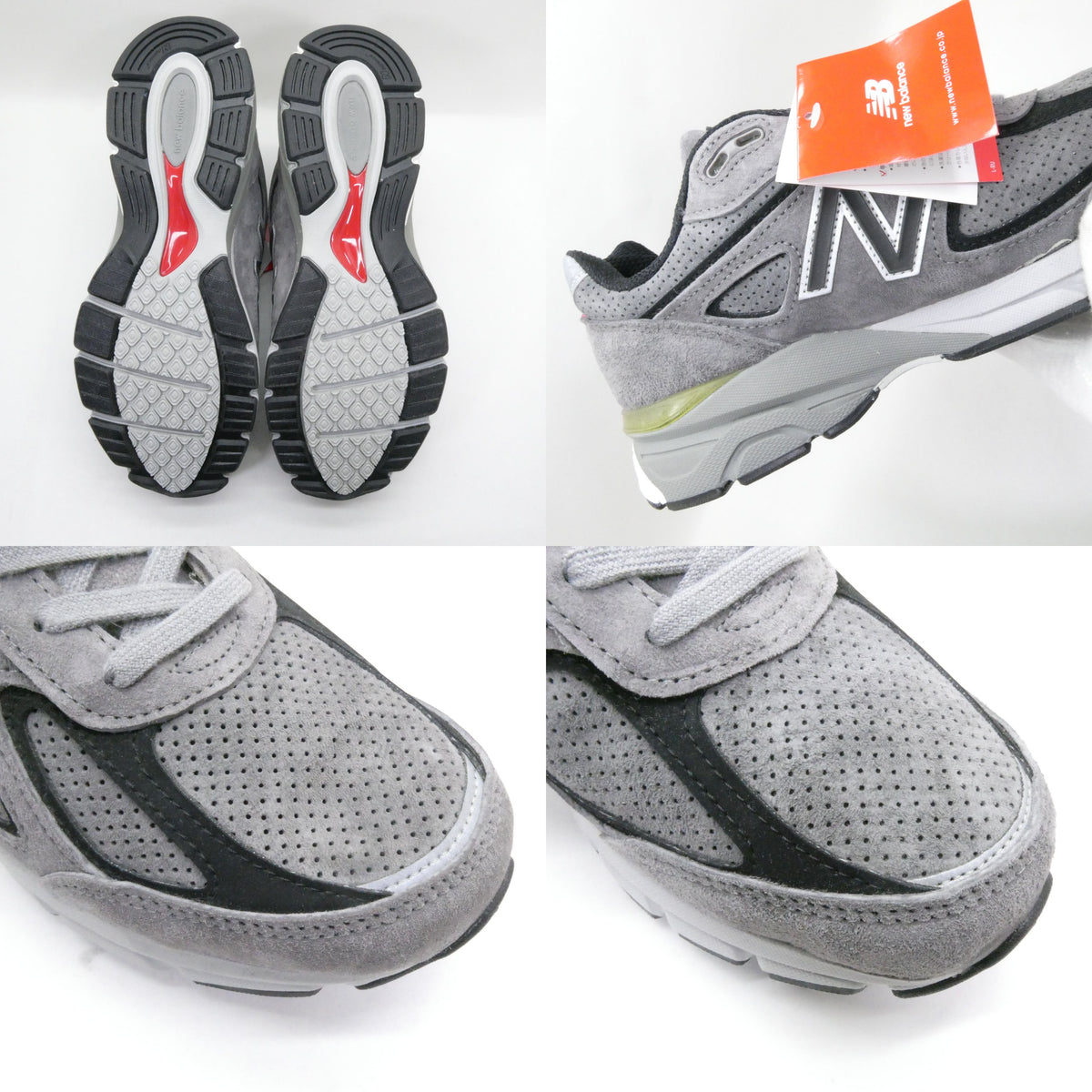 NEW BALANCE 990 V4 M990SG4 Made In Gray Sneakers Size 9.5