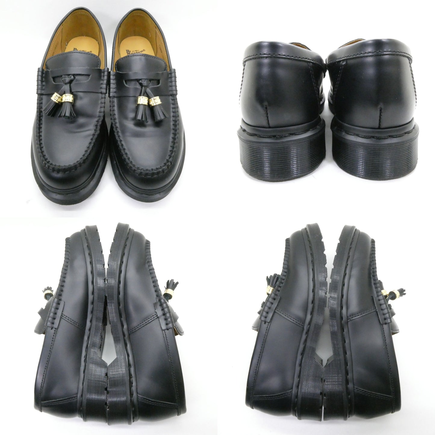 DR. MARTENS x Supreme Penton Tassel Loafers Black Size 8