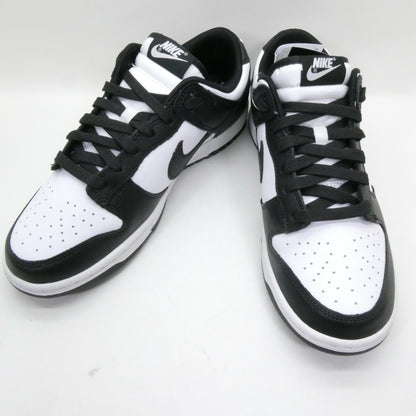NIKE Dunk Low Retro White Black Sneakers Size 8.5