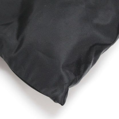 PRADA Triangle Logo Nylon Handbag Black Size ONE SIZE
