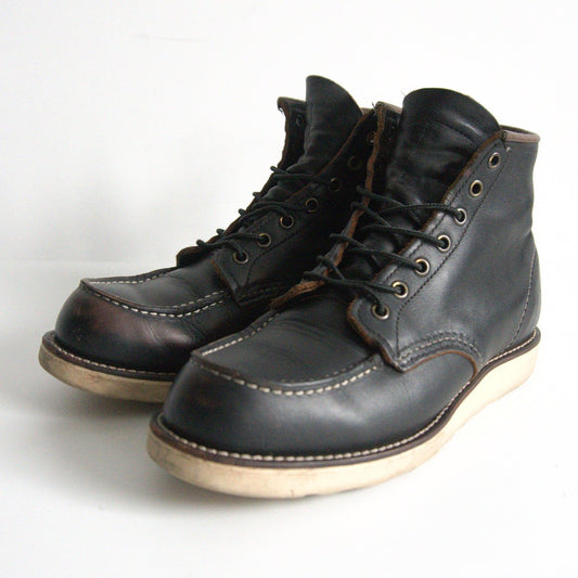 REDWING 8849 Classic Moc Toe Black Prairie Boots Size 8.5D