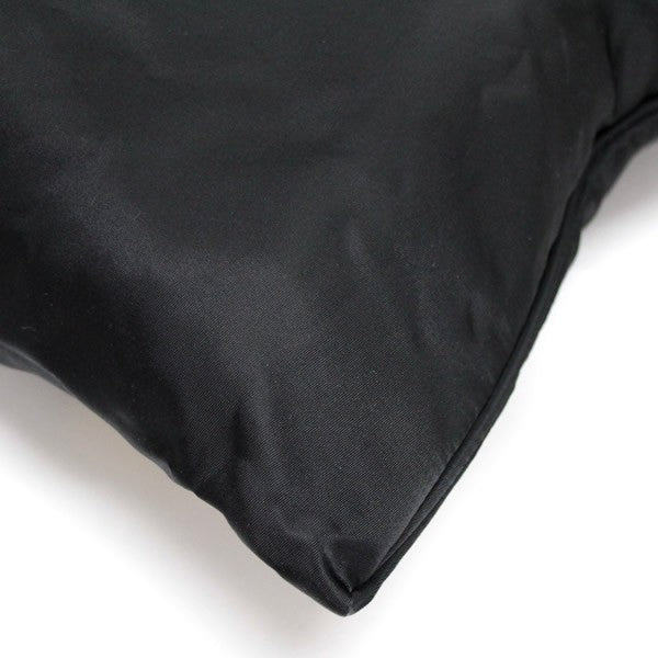 PRADA Triangle Logo Nylon Handbag Black Size ONE SIZE