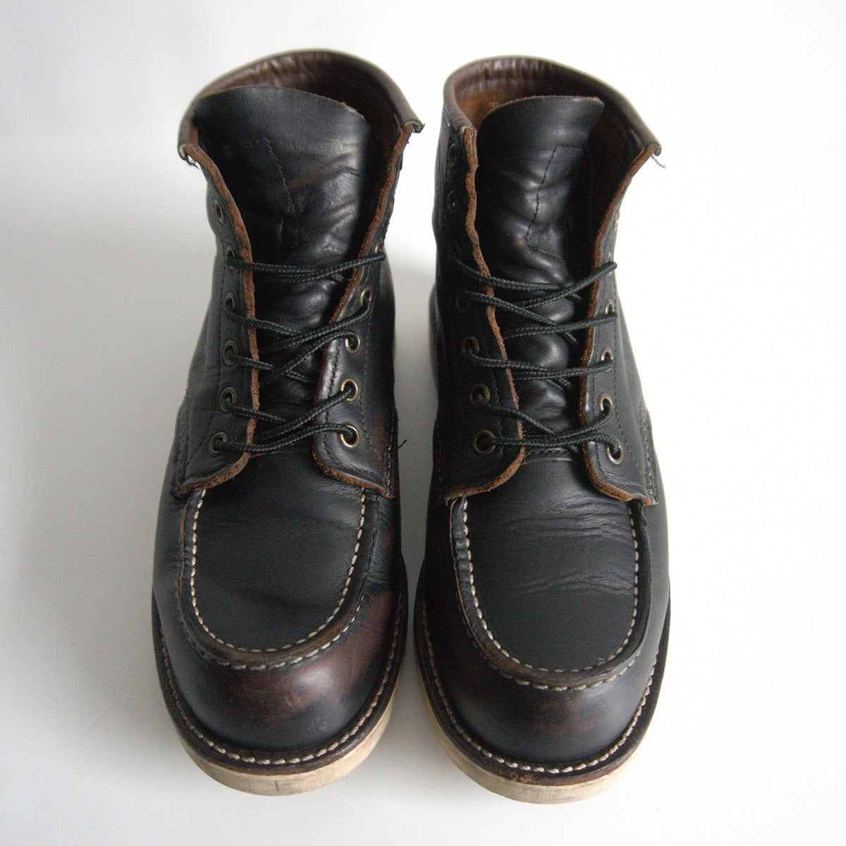 REDWING 8849 Classic Moc Toe Black Prairie Boots Size 8.5D