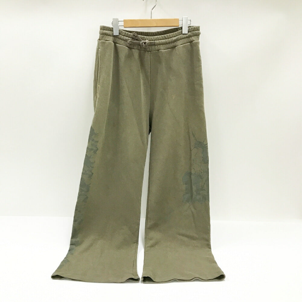 DIESEL Wide Leg Sweatpants Brown Size M