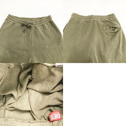 DIESEL Wide Leg Sweatpants Brown Size M