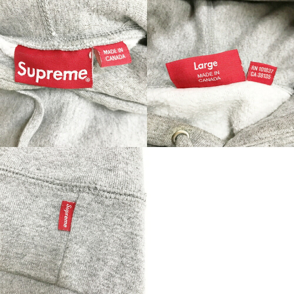 Supreme x KAWS Chalk Logo Hoodie Gray Size L