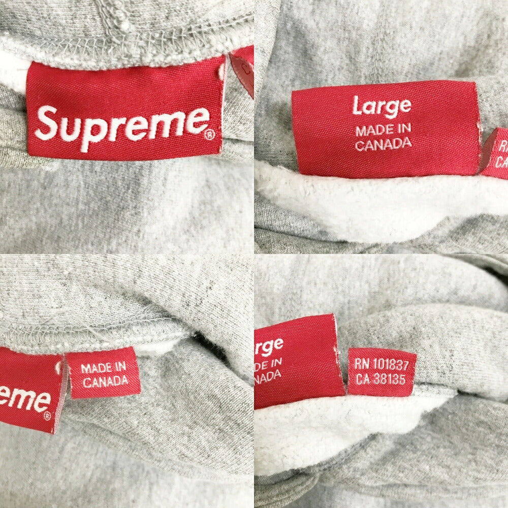 Supreme x KAWS Chalk Logo Hoodie Gray Size L