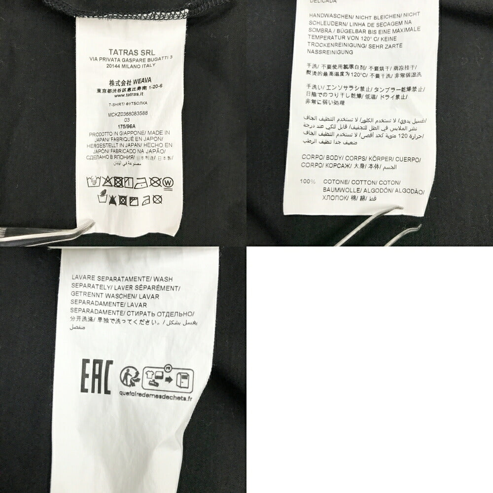 TATRAS TIDEO T-Shirt Black Size 3