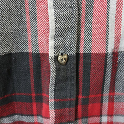 READYMADE Flannel Check Shirt Red Size 1