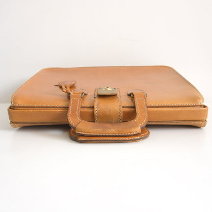HERZ Two-Handle Leather Dalles Doctor's Bag Size ONE SIZE
