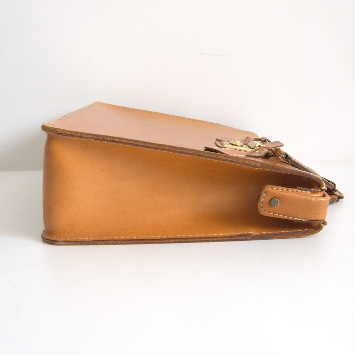 HERZ Two-Handle Leather Dalles Doctor's Bag Size ONE SIZE