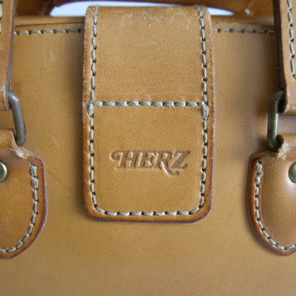 HERZ Two-Handle Leather Dalles Doctor's Bag Size ONE SIZE