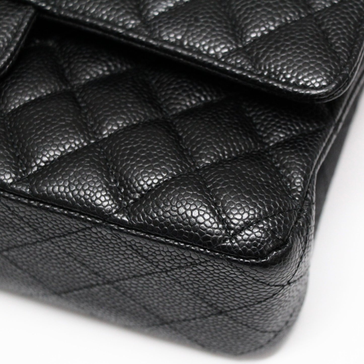 CHANEL Matelasse 25 Double Flap Bag Black Size ONE SIZE