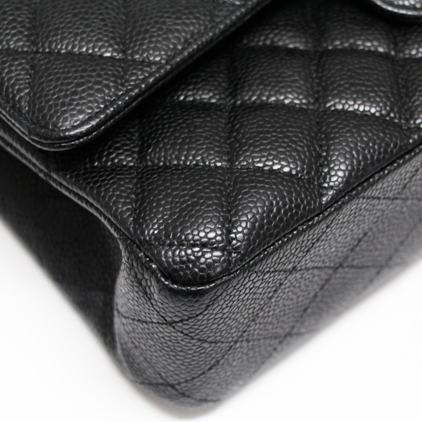 CHANEL Matelasse 25 Double Flap Bag Black Size ONE SIZE