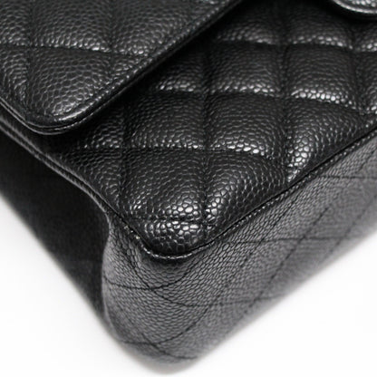 CHANEL Matelasse 25 Double Flap Bag Black Size ONE SIZE