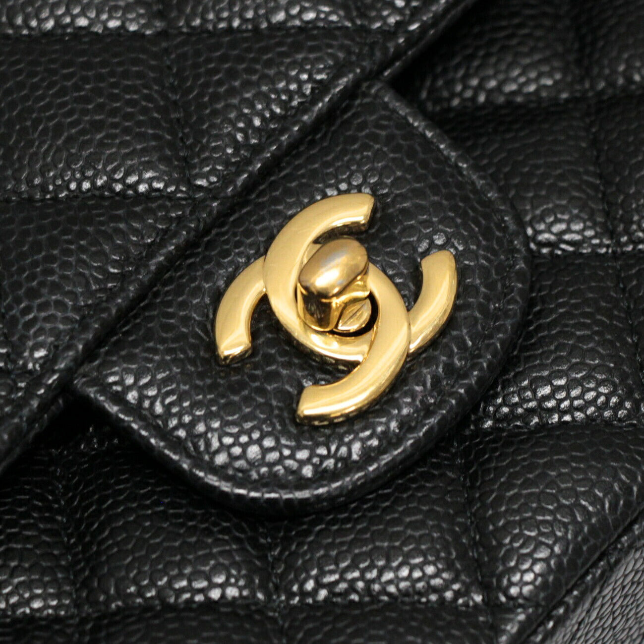 CHANEL Matelasse 25 Double Flap Bag Black Size ONE SIZE