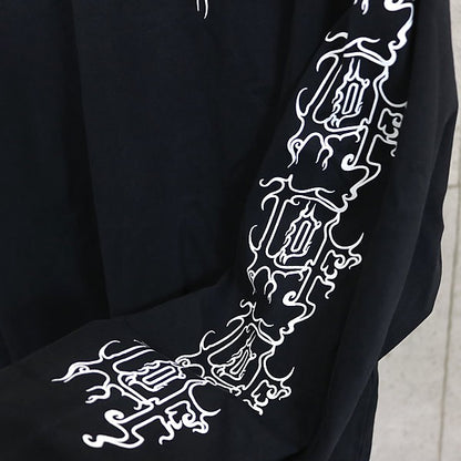 VETEMENTS AW25 COF Logo Longsleeve T-Shirt Black Size M