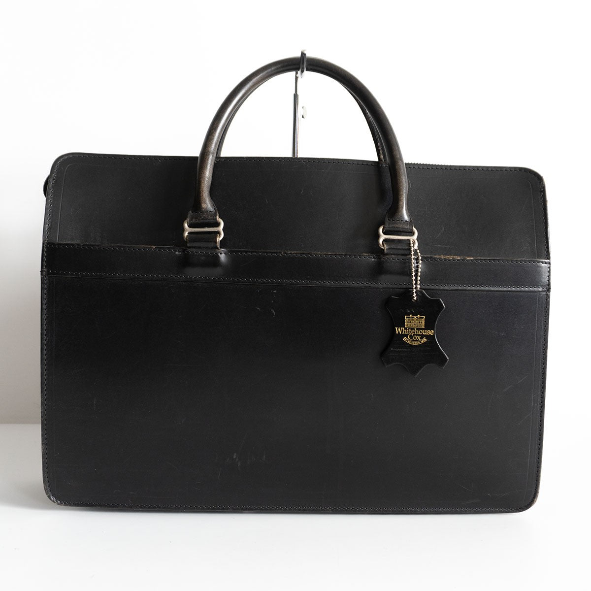 WHITEHOUSE COX Bridle Leather Briefcase Black Size ONE SIZE