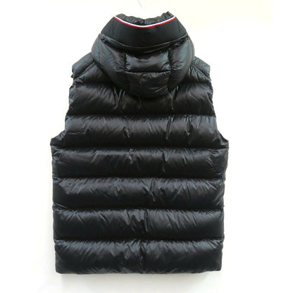 MONCLER LUIRO Hooded Down Vest Black Size 1