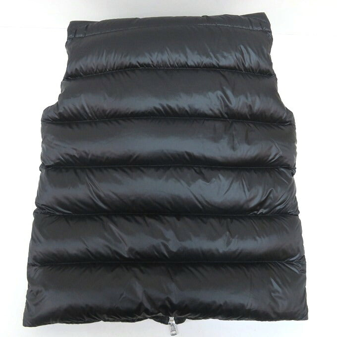 MONCLER LUIRO Hooded Down Vest Black Size 1