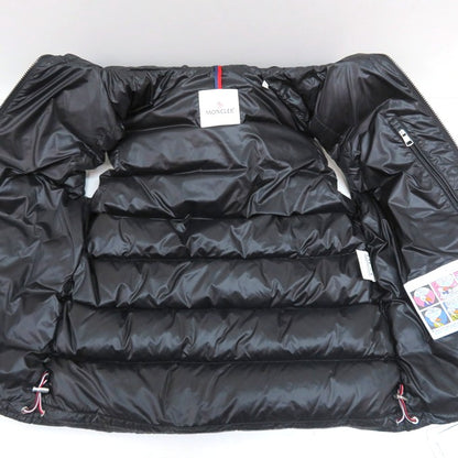 MONCLER LUIRO Hooded Down Vest Black Size 1