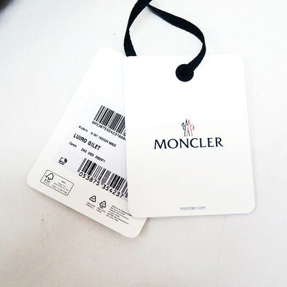 MONCLER LUIRO Hooded Down Vest Black Size 1