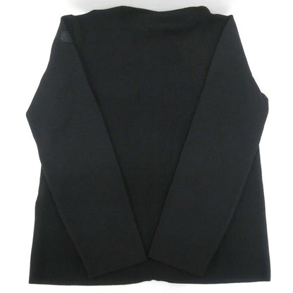 MONCLER Full Knit Zip-Up Hoodie Black Size S