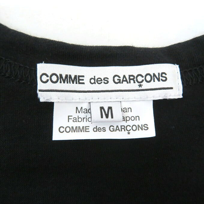 COMME des GARCONS Message Print T-Shirt Black Size M