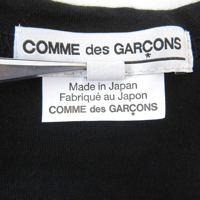 COMME des GARCONS Message Print T-Shirt Black Size M