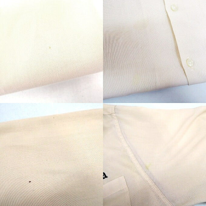 WACKO MARIA 23SS 50'S Long Sleeve Open Collar Shirt Ivory Size XXL