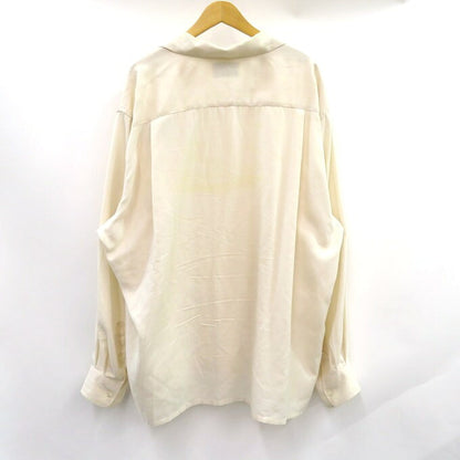 WACKO MARIA 23SS 50'S Long Sleeve Open Collar Shirt Ivory Size XXL