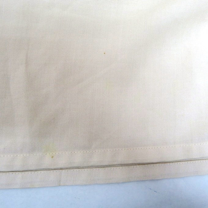 WACKO MARIA 23SS 50'S Long Sleeve Open Collar Shirt Ivory Size XXL