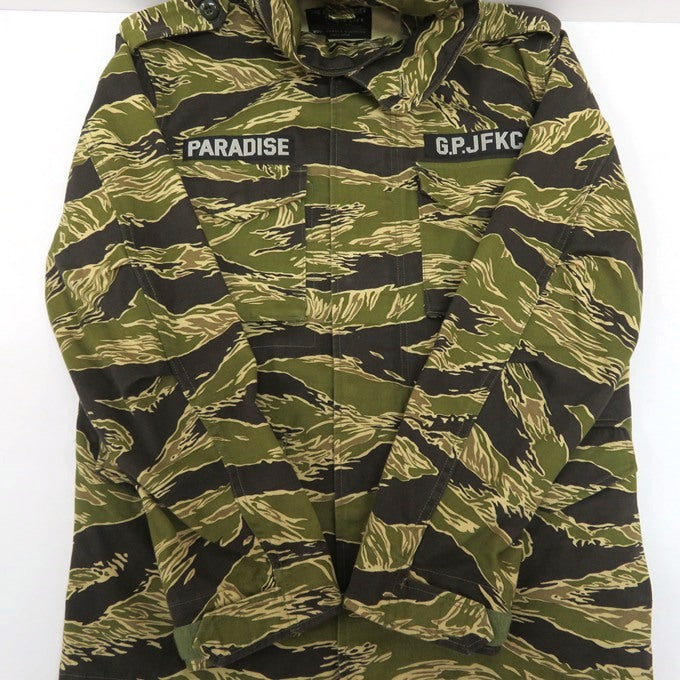 WACKO MARIA M-65 Tiger Camo Military Jacket Khaki