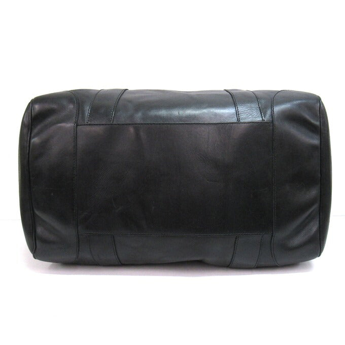 POLO RALPH LAUREN Leather Boston Bag Black