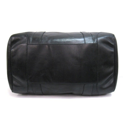 POLO RALPH LAUREN Leather Boston Bag Black