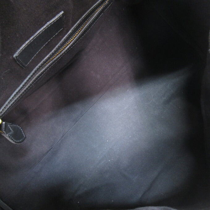 POLO RALPH LAUREN Leather Boston Bag Black