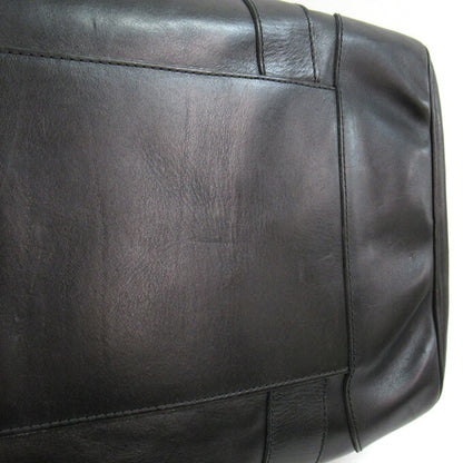 POLO RALPH LAUREN Leather Boston Bag Black