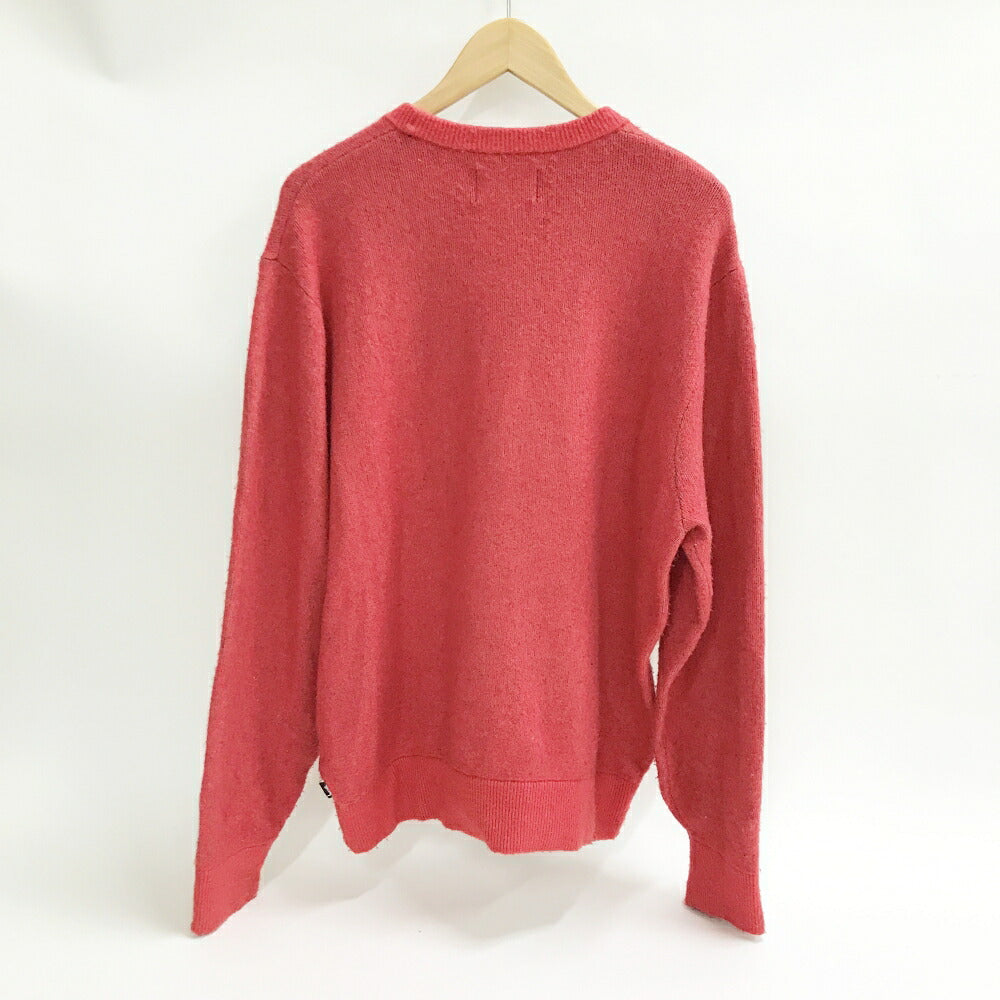 STUSSY Stussy Sport Logo Knit Sweater Red Size M