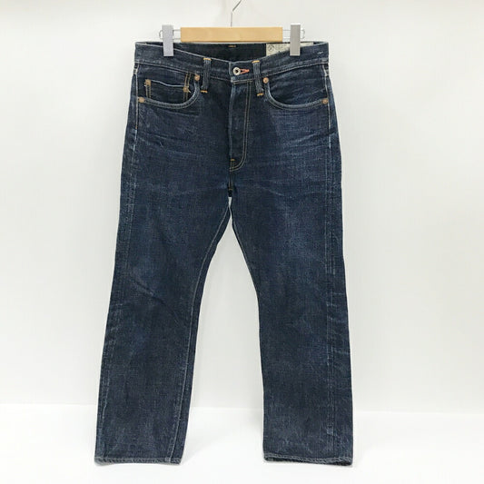 THREE KINGDOMS OVERALLS Standard Straight Jeans Blue Size 31