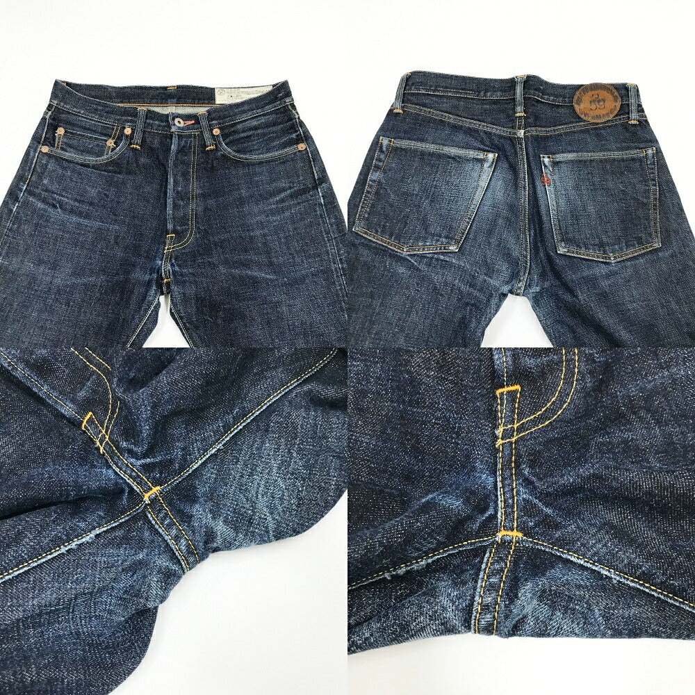 THREE KINGDOMS OVERALLS Standard Straight Jeans Blue Size 31