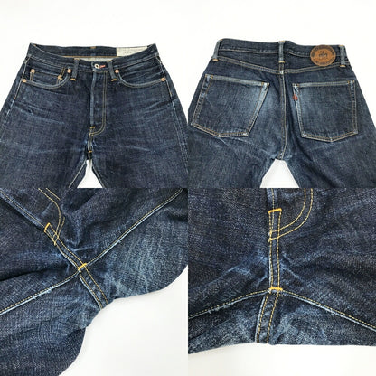 THREE KINGDOMS OVERALLS Standard Straight Jeans Blue Size 31