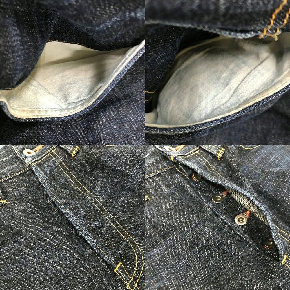 THREE KINGDOMS OVERALLS Standard Straight Jeans Blue Size 31