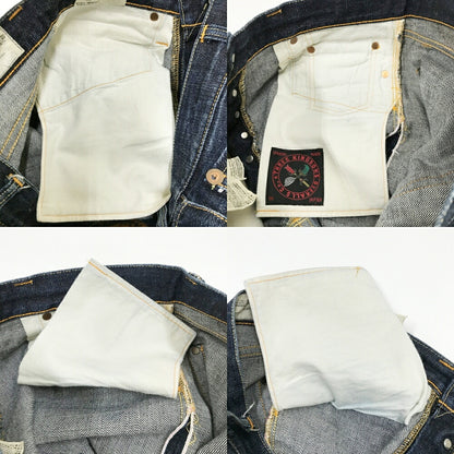THREE KINGDOMS OVERALLS Standard Straight Jeans Blue Size 31