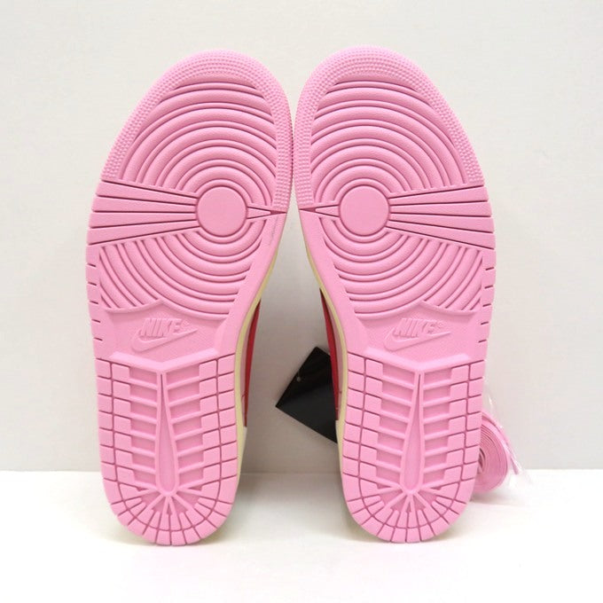 NIKE Air Jordan Travis Scott 1 Low Sneakers Pink Size 28cm