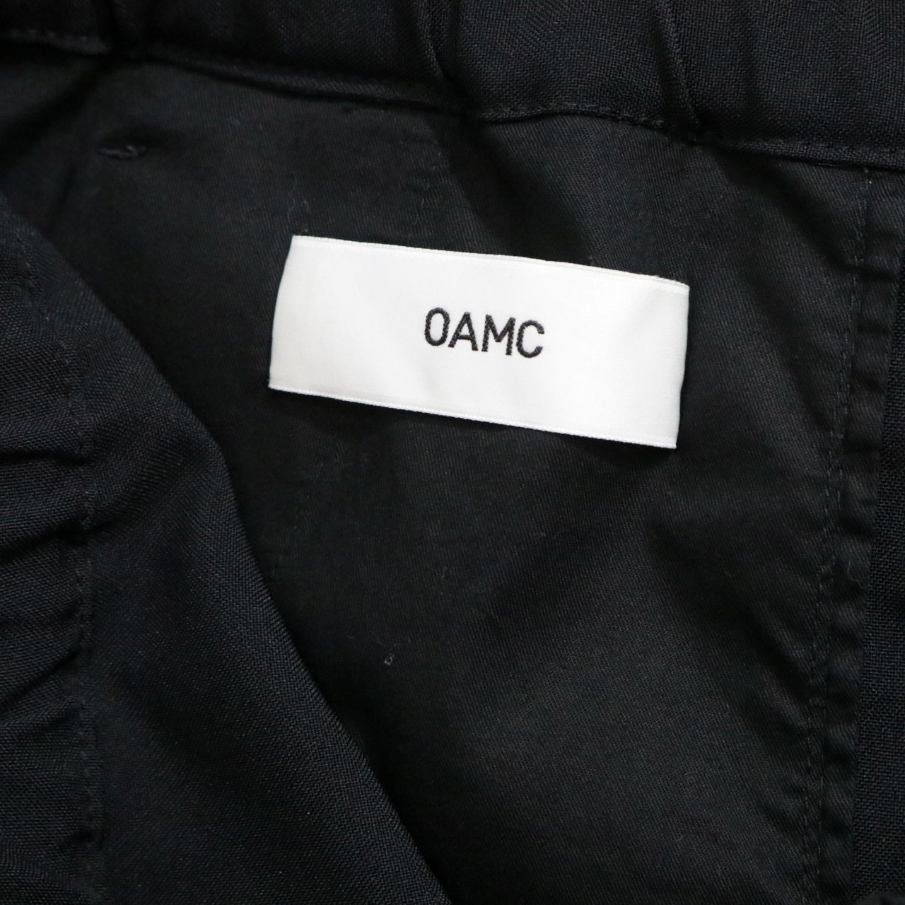 OAMC Polyester Easy Pants Black Size M