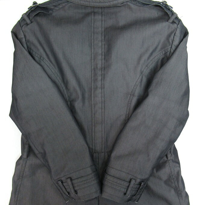 ETRO Double-Breasted Coat Gray Size 48